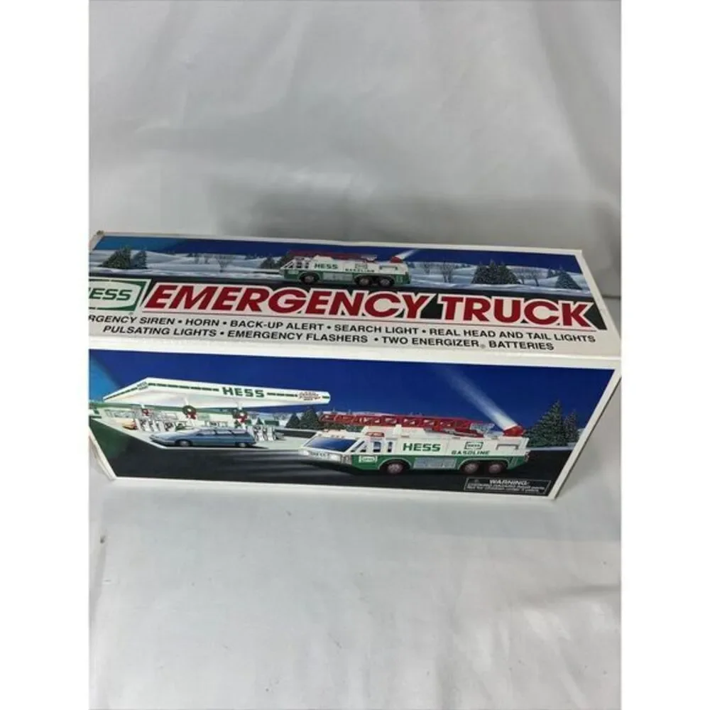 Vintage 1996 Hess Truck Emergency Vehicle‎ In Original Box